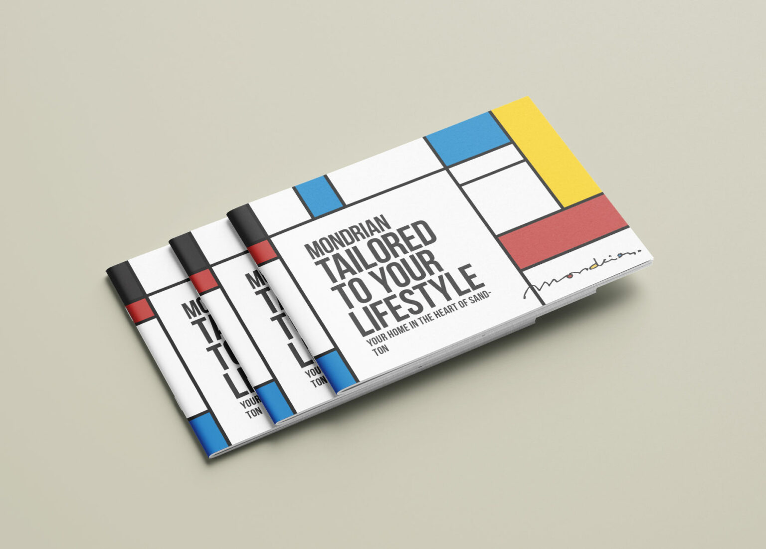 mondrian properties brochure design