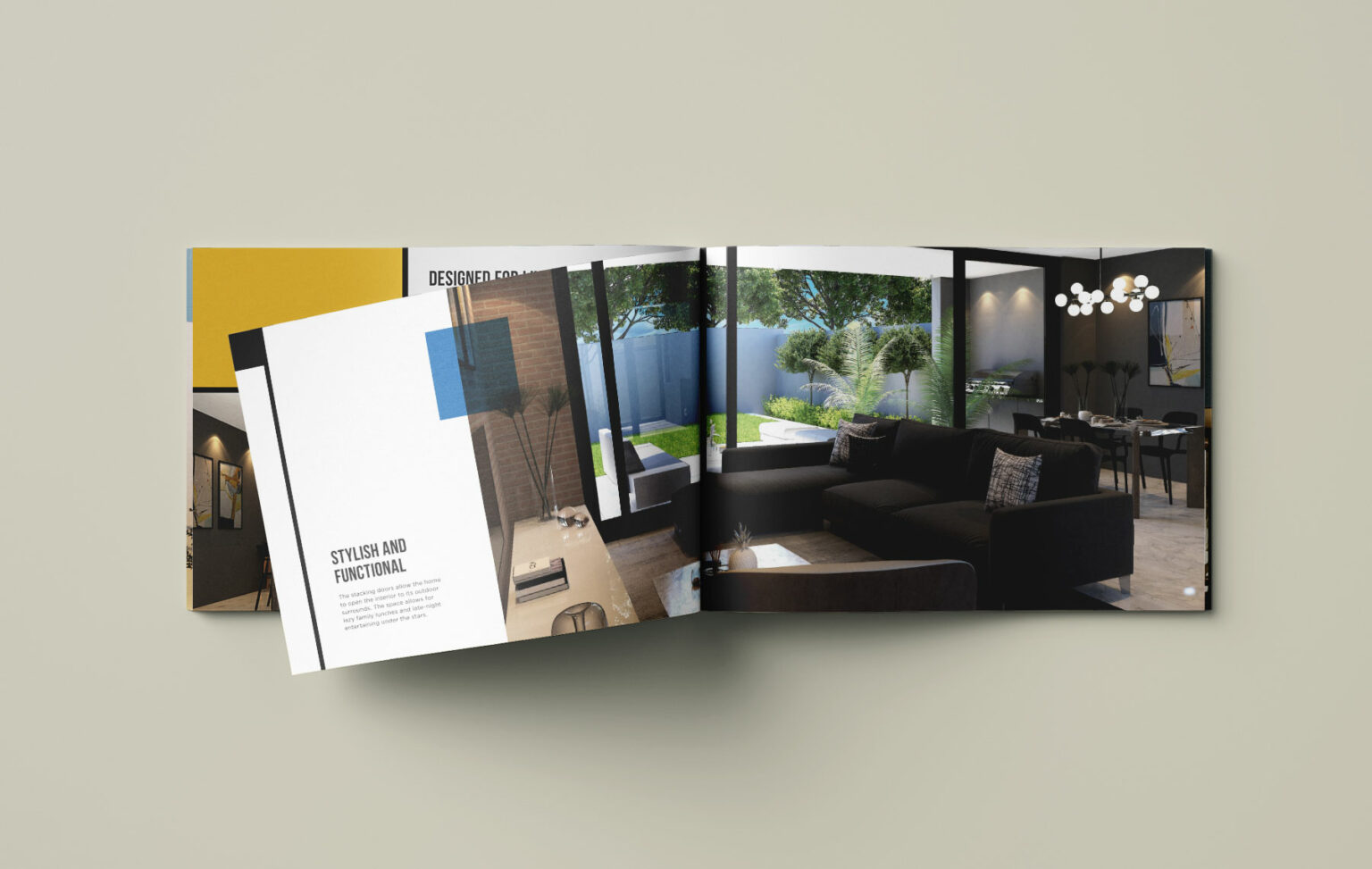 mondrian brochure design