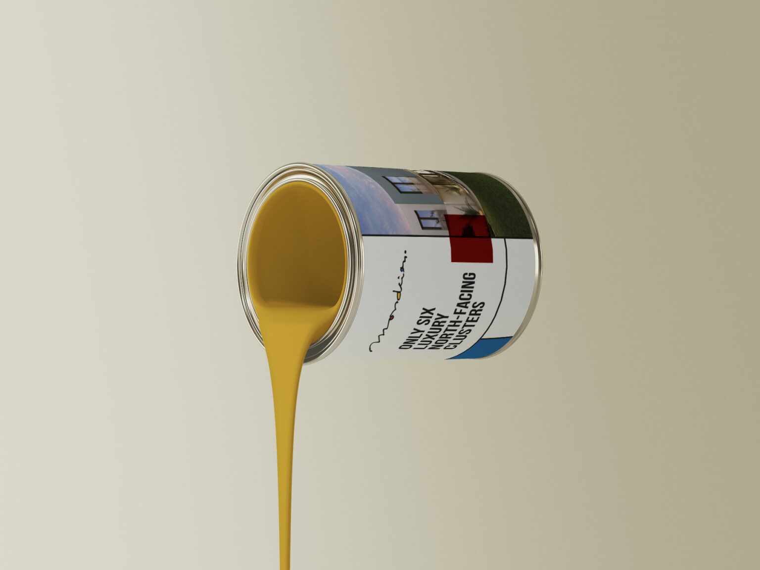 mondrian mockup