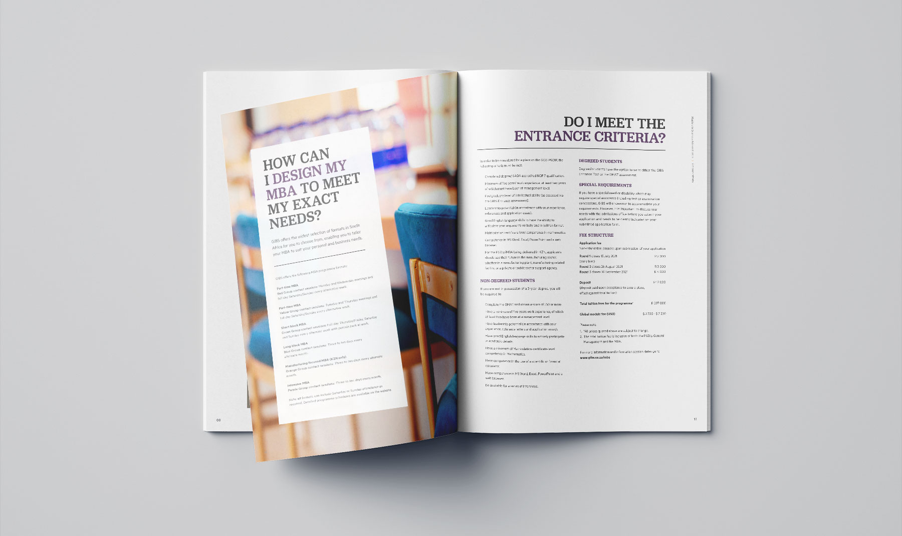 gibs brochure redesign – Slam Branding